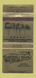 Matchbook Cover - Fisherman's Wharf Seafood Hampton Norfolk VA 30 Strike