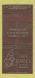 Matchbook Cover - Captain George's Seafood Hampton VA 30 Strike