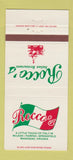 Matchbook Cover - Rocco's Italian Manassas VA McLean 30 Strike