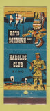 Matchbook Cover - Harolds Club Casino Reno NV Indian 30 Stick