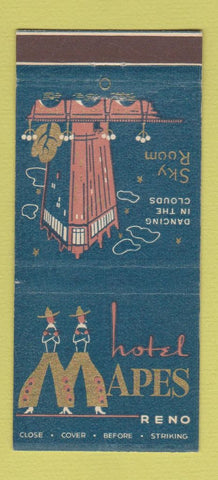 Matchbook Cover - Hotel Mapes casino Reno NV 30 Stick