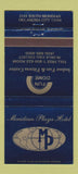 Matchbook Cover - Meridian Plaza Hotel Oklahoma City OK 30 Strike