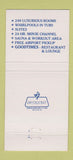 Matchbook Cover - Meridian Plaza Hotel Oklahoma City OK 30 Strike