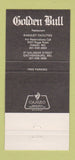 Matchbook Cover - Golden Bull Restaurant Adelphi Gaithersburg MD 30 Strike