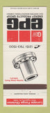 Matchbook Cover - Engergy Products Group Gulf Western West Chester PA 30 Strike