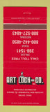 Matchbook Cover - Art Lock Dallas TX 30 Strike