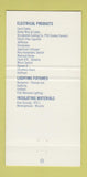 Matchbook Cover - Electric Supply Corp Hammond IN 30 Strike
