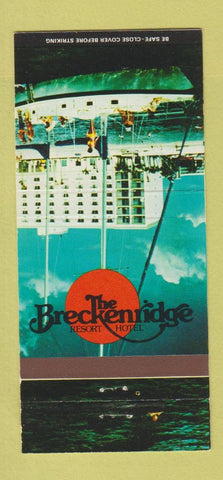 Matchbook Cover - Breckenridge Resort Hotel St Petersburg Beach FL 30 Strike