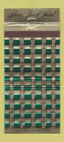 Matchbook Cover - Marco Beach Hotel Marco Island FL 30 Strike
