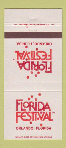 Matchbook Cover - Florida Festival Orlando FL 30 Strike