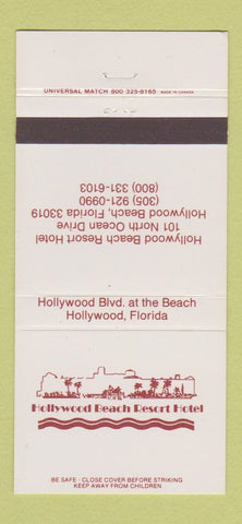 Matchbook Cover - Hollywood Beach Resort Hotel Hollywood Beach FL 30 Strike
