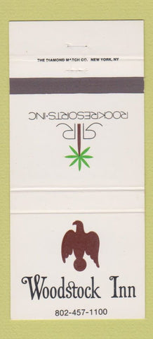 Matchbook Cover - Woodstock Inn VT 30 Strike