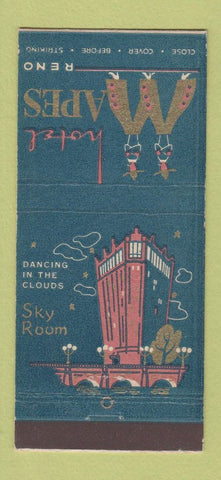 Matchbook Cover - Hotel Mapes casino Reno NV 30 Stick