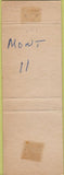 Matchbook Cover - Hotel General Custer Billing MT