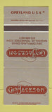 Matchbook Cover - General Jackson Opryland USA Nashville TN WEAR 30 Strike