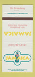 Matchbook Cover - Jamaica Nashville TN 30 Strike