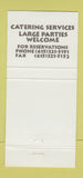 Matchbook Cover - Jamaica Nashville TN 30 Strike