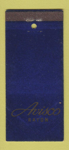 Matchbook Cover - Avisco Rayon FUZZY 30 Stick