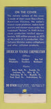 Matchbook Cover - Avisco Rayon FUZZY 30 Stick