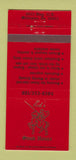 Matchbook Cover - Ed's Steak House Millington TN 30 Strike