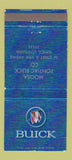 Matchbook Cover - Moosa Pontiac Buick Eunice LA 30 Strike