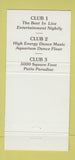 Matchbook Cover - Atlantis Nightlife Myrtle Beach SC 30 Strike