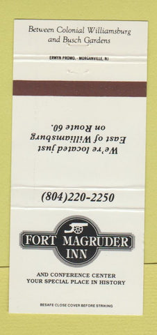 Matchbook Cover - Port Magruder Inn Williamsburg VA 30 Strike