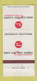 Matchbook Cover - Nunn Electric Supply Lubbock Austin Amarillo TX 30 Strike