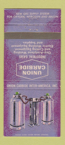 Matchbook Cover - Union Carbide San Juan Puerto Rico Mayaguez 30 Strike