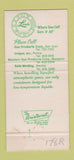 Matchbook Cover - Union Carbide San Juan Puerto Rico Mayaguez 30 Strike