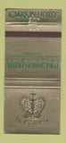 Matchbook Cover - Clarion Hotel St Louis MO Crown Club 30 Strike