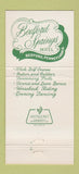 Matchbook Cover - Bedford Springs Hotel Bedford PA 30 Strike