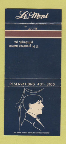 Matchbook Cover - Le Mont Pittsburgh PA WEAR 30 Strike