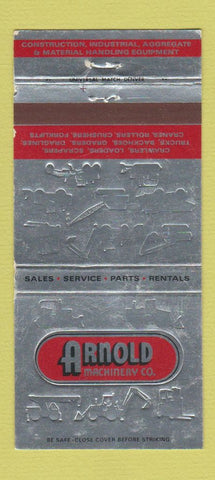 Matchbook Cover - Arnold Machinery Boise Twin Falls ID WEAR 30 Strike