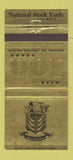 Matchbook Cover - National Stock Yards Illinois IL St Louis 30 Strike