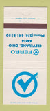 Matchbook Cover - Ferro Cleveland OH 30 Strike