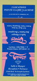Matchbook Cover - Topaze Lachine QC 30 Strike