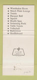 Matchbook Cover - Hampshire Hills Racquet Health Club Milford NH 30 Strike