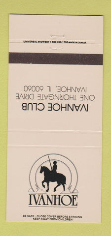 Matchbook Cover - Ivanhoe Club IL 30 Strike