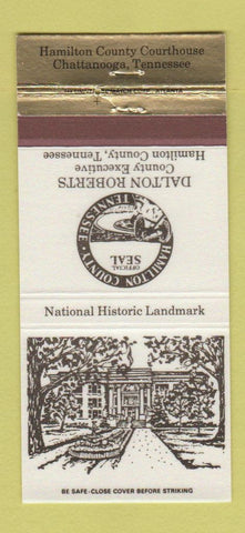 Matchbook Cover - Hamilton County Courthouse Chattanooga TN 30 Strike