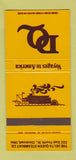 Matchbook Cover - Delta Queen Steamboat Cincinnati OH 30 Strike