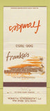 Matchbook Cover - Frankie's Fort Lauderdale FL 30 Strike