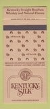 Matchbook Cover - Kentucky Silk Whiskey Cincinnati OH WEAR 30 Strike
