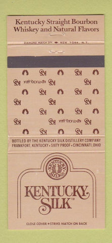 Matchbook Cover - Kentucky Silk Whiskey Cincinnati OH WEAR 30 Strike