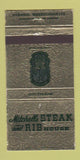 Matchbook Cover - Mitchells Steak and Rib House Hyannis MA WEAR 30 Strike