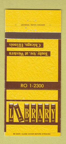 Matchbook Cover - Library Chicago IL restaurant 30 Strike