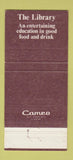 Matchbook Cover - Library Chicago IL restaurant 30 Strike