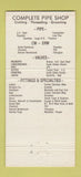 Matchbook Cover - Grimes Pipe and Supply Denver Colorado 30 Strike