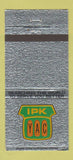Matchbook Cover - IPK YAC  Yugoslav American Corn Production 30 Strike