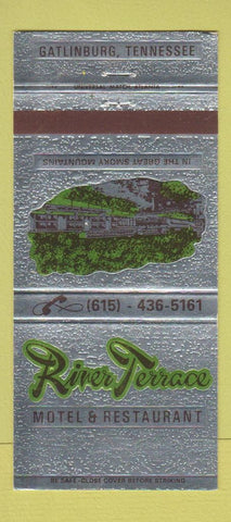 Matchbook Cover - River Terrace Motel Restaurant Gatlinburg TN 30 Strike